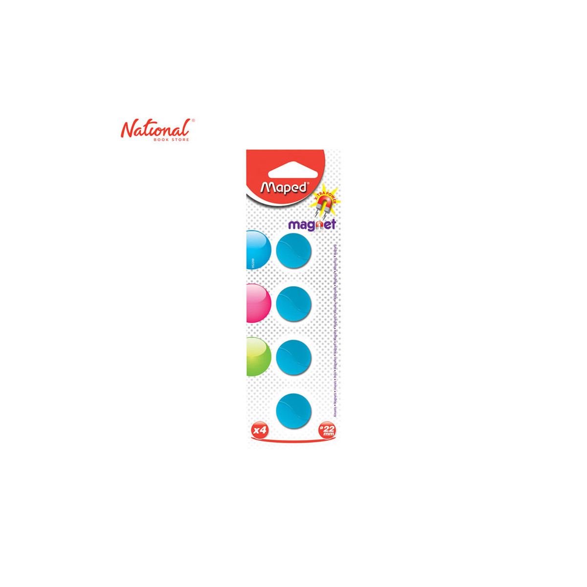 MAPED MAGNET BUTTON 052200 22MM 4S