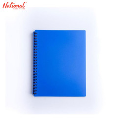 EVO CLEARBOOK REFILLABLE A4 20SHEETS 23HOLES SOLID COLOR BLUE