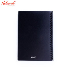 EVO CLEARBOOK REFILLABLE LONG 20SHEETS 27HOLES SOLID COLOR BLACK