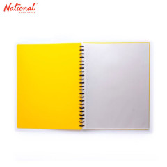 EVO CLEARBOOK REFILLABLE A4 20SHEETS 23HOLES NEON YELLOW