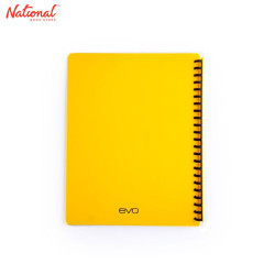 EVO CLEARBOOK REFILLABLE A4 20SHEETS 23HOLES NEON YELLOW