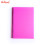 EVO CLEARBOOK REFILLABLE LONG 20SHEETS 27HOLES NEON PINK