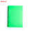 EVO CLEARBOOK REFILLABLE LONG 20SHEETS 27HOLES NEON GREEN
