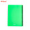 EVO CLEARBOOK REFILLABLE LONG 20SHEETS 27HOLES NEON GREEN