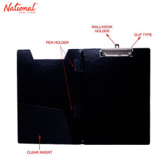 EVO CLIPBOARD A4 WITH COVER CLASSIC BLACK