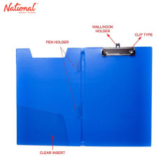 EVO CLIPBOARD A4 WITH COVER CLASSIC BLUE