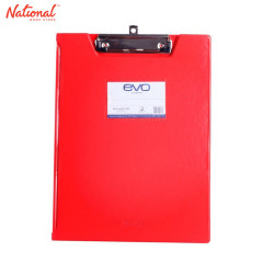 EVO CLIPBOARD A4 WITH COVER CLASSIC RED