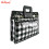 NABEL PLASTIC ENVELOPE EXPANDING WITH HANDLE XEH720A LONG 3IN GRID LINES TRANSPARETNT, BLACK