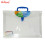 AXIS PLASTIC ENVELOPE WITH HANDLE AX-PEH001 LONG G10 CLEAR COLORED HANDLE PUSH LOCK EXPANDABLE, BLUE