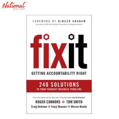 FIX IT: GETTING ACCOUNTABILITY RIGHT HARDCOVER