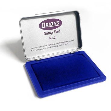 ORIONS STAMP PAD NO 2, BLUE