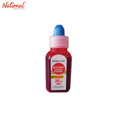 DONG-A PERMANENT MARKER INK BOTTLE   20ML, RED