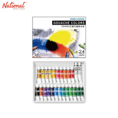SIMBALION GOUACHE COLOR 24 COLORS TUBE TYPE
