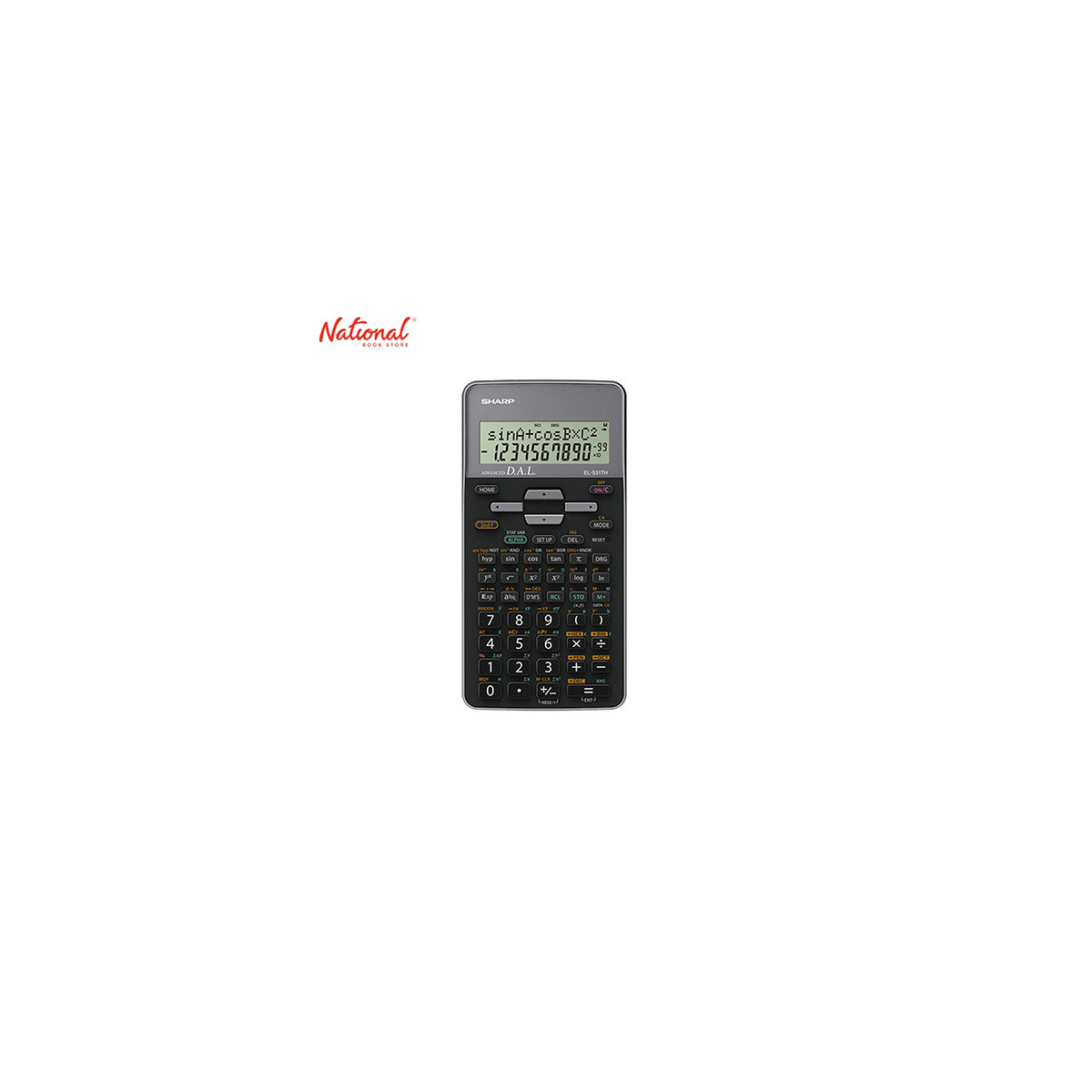 SHARP SCIENTIFIC CALCULATOR  EL531THGY 273FUNCTIONS 2LINE DISPLAY HOME FUNCTION R3 BATTERY