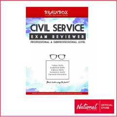 BRAINBOX CIVIL SERVICE EXAM REVIEWER PROFESSIONAL AND...
