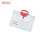 ADVENTURER PLASTIC ENVELOPE EXPANDING WITH HANDLE E21LWH  LONG COLORED HANDLE PUSH LOCK TRANSPARENT, RED