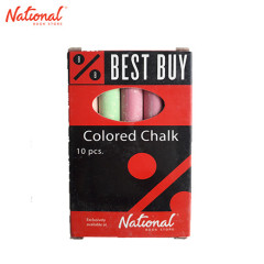 Best Buy Colored Chalk Dustless 10 Pieces MDC-10
