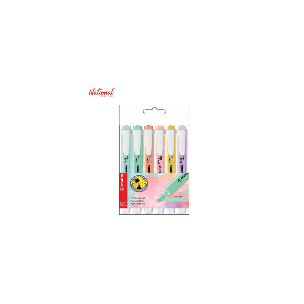 Stabilo Swing Cool Pastel Highlighters 6s 275/6-2