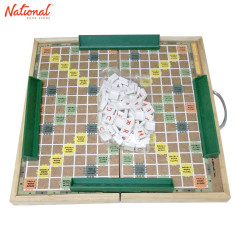 WORD FOR WORD BOARD GAME WITH PLASTIC TILES