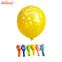 Balloon 6S Printed Assorted Colors