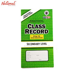Class Record Secondary K12