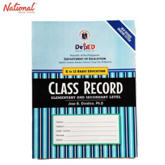 Class Record Wide New Revised K12