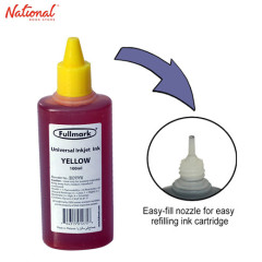 Fullmark Ink Bottle Refill 100Ml Yellow Premium