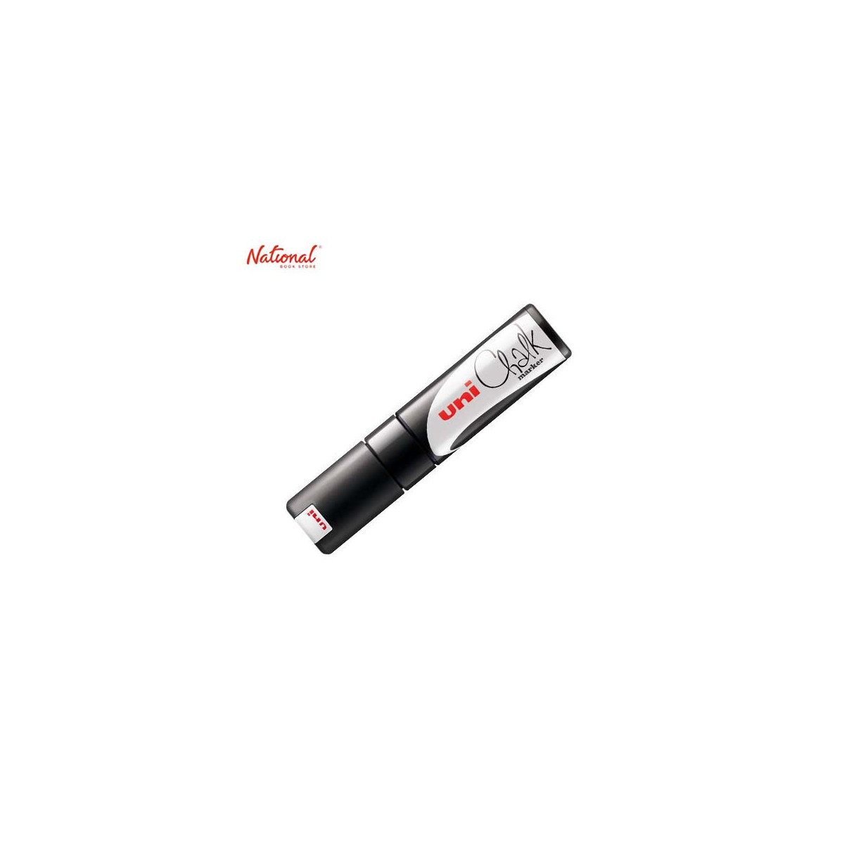 Uni Chalk Marker Black 8.0Mm Pwe-8K