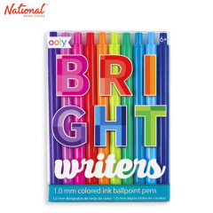 Ooly Bright Writers Colored Ballpoint Pens Set Of 10 132-081