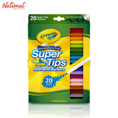 Crayola Super Tips Washable Markers 20 Colors