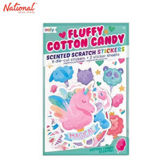Ooly Fluffy Cotton Candy Scented Stickers 120-041