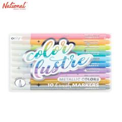 Ooly Color Lustre Metallic Brush Markers 10 Piece Set...