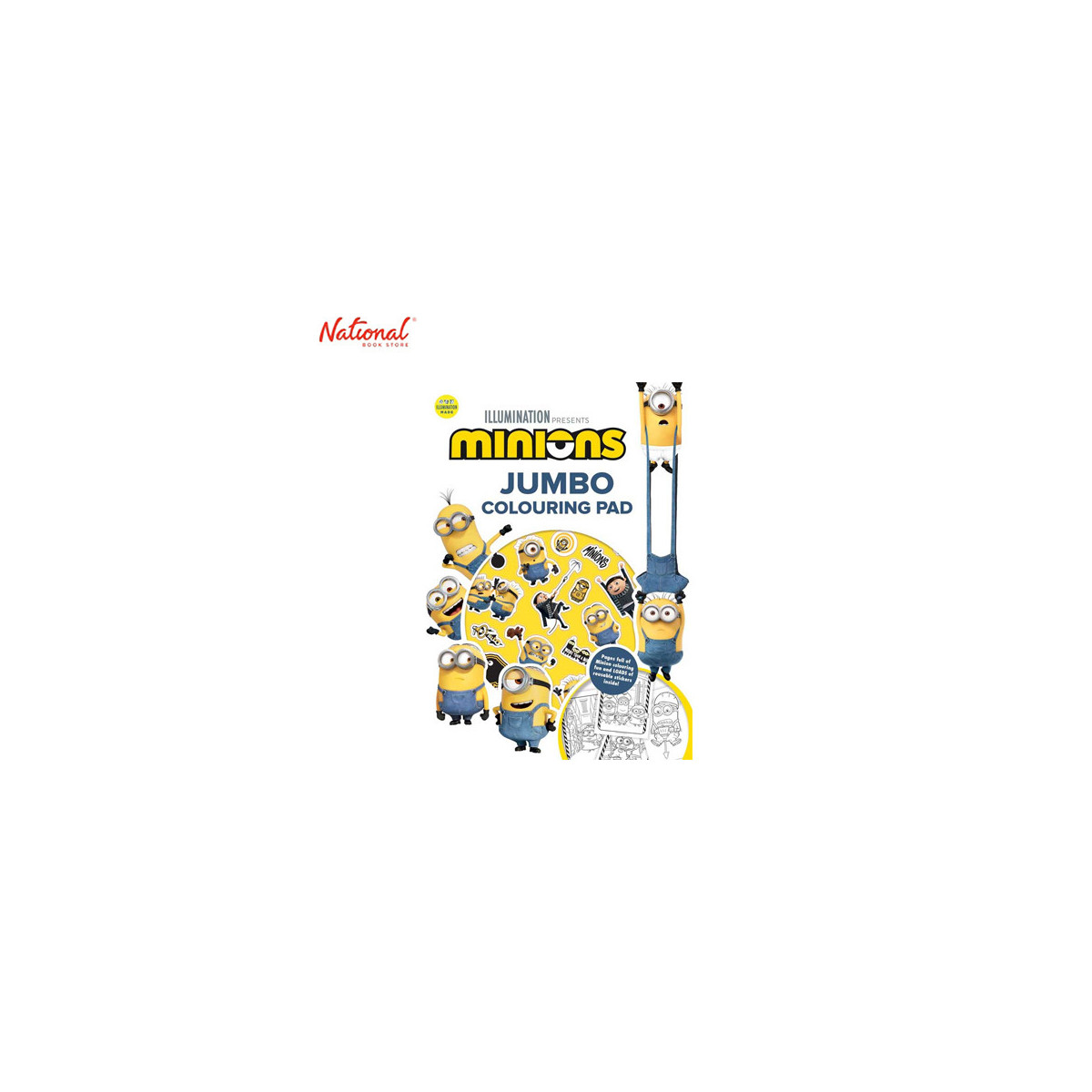Minions Jumbo Colouring Pad Trade Paperback By Alligator Publishing Limited (Activity For Kids)