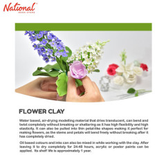 Nara Flower Clay White 250 Grams Fw-250