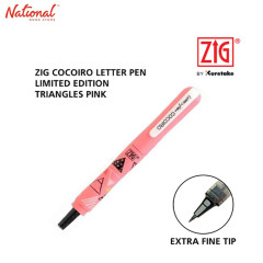 Zig Cocoiro Letter Pen Limited Edition Triangles Pastel Pink LPieceR010P25S