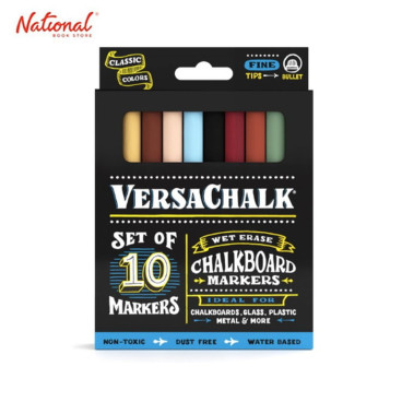 Versachalk Classic Liquid Chalk Markers Set of 10 (Fine)