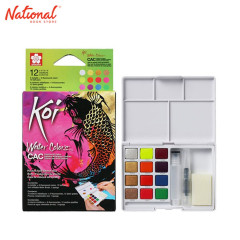 Sakura Koi Watercolor Creative Art Colors Pocket Field Sketch Box Set of 12 Colors XNCW-12MH 12