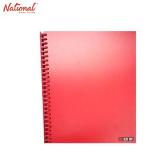 BEST BUY CLEARBOOK REFILLABLE SHORT RD 20SHEETS 23HOLES RED