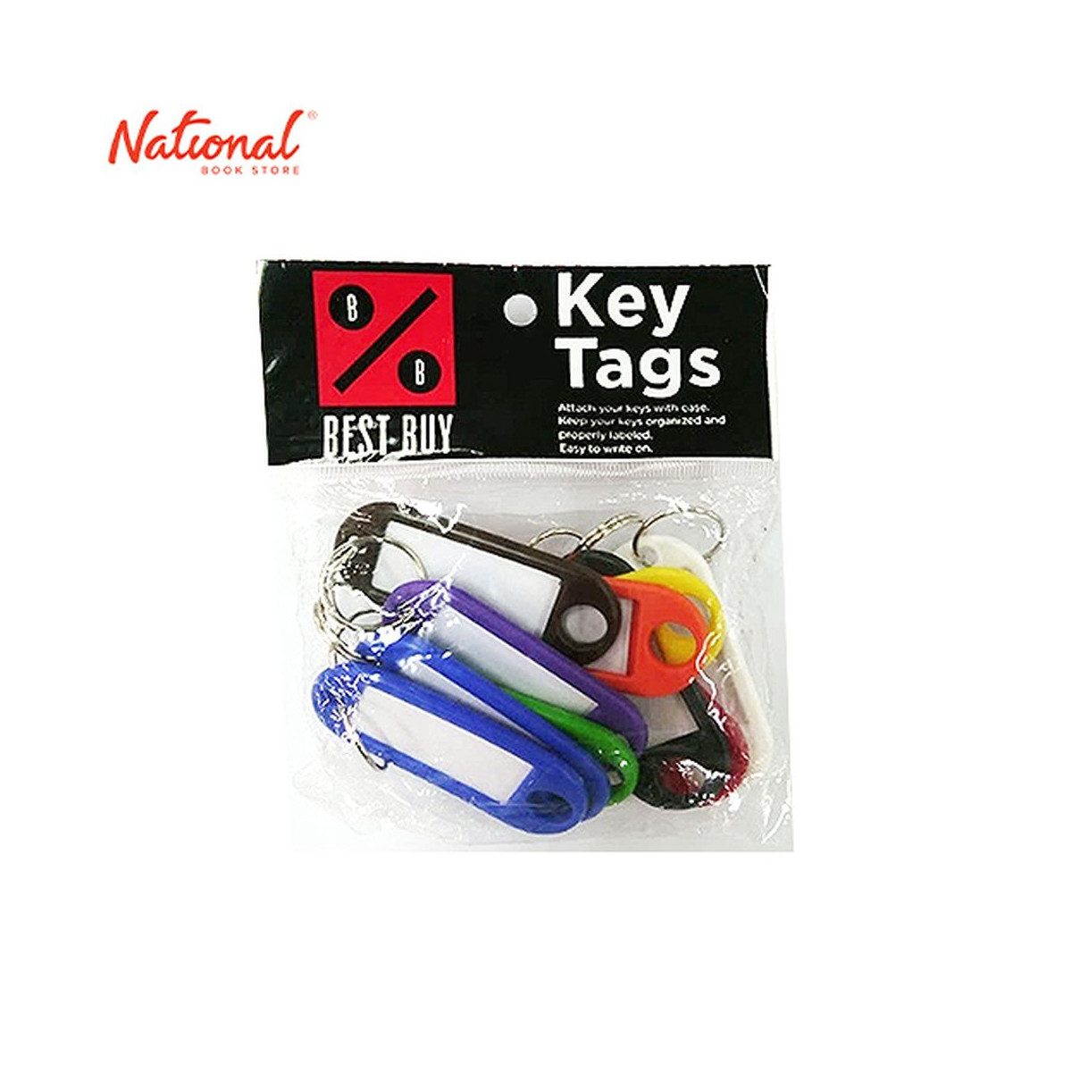 Best Buy Key Tags O-Hook Assorted