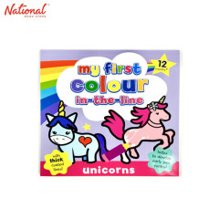 My First Colour In The Line: Unicorns Trade Paperback (Coloring Book For Kids)