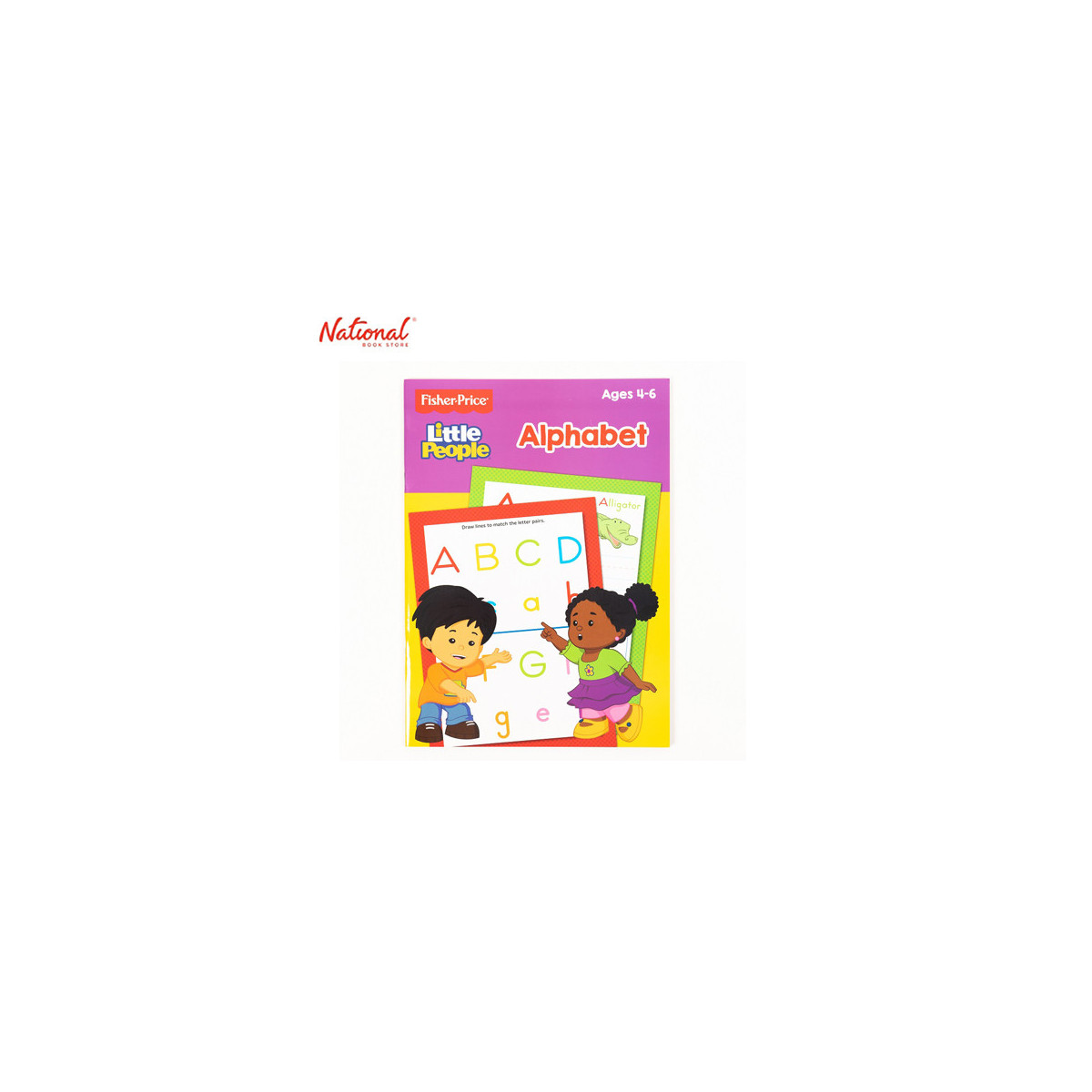 Fisher Price  Little People Alphabet Activity Book Trade Paperback (Book For Kids)