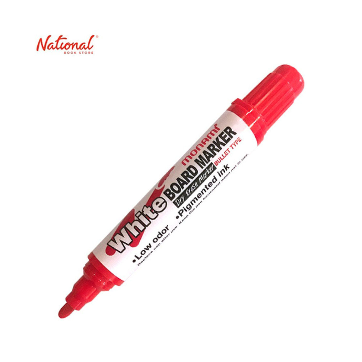 Monami Whiteboard Marker Red Bullet