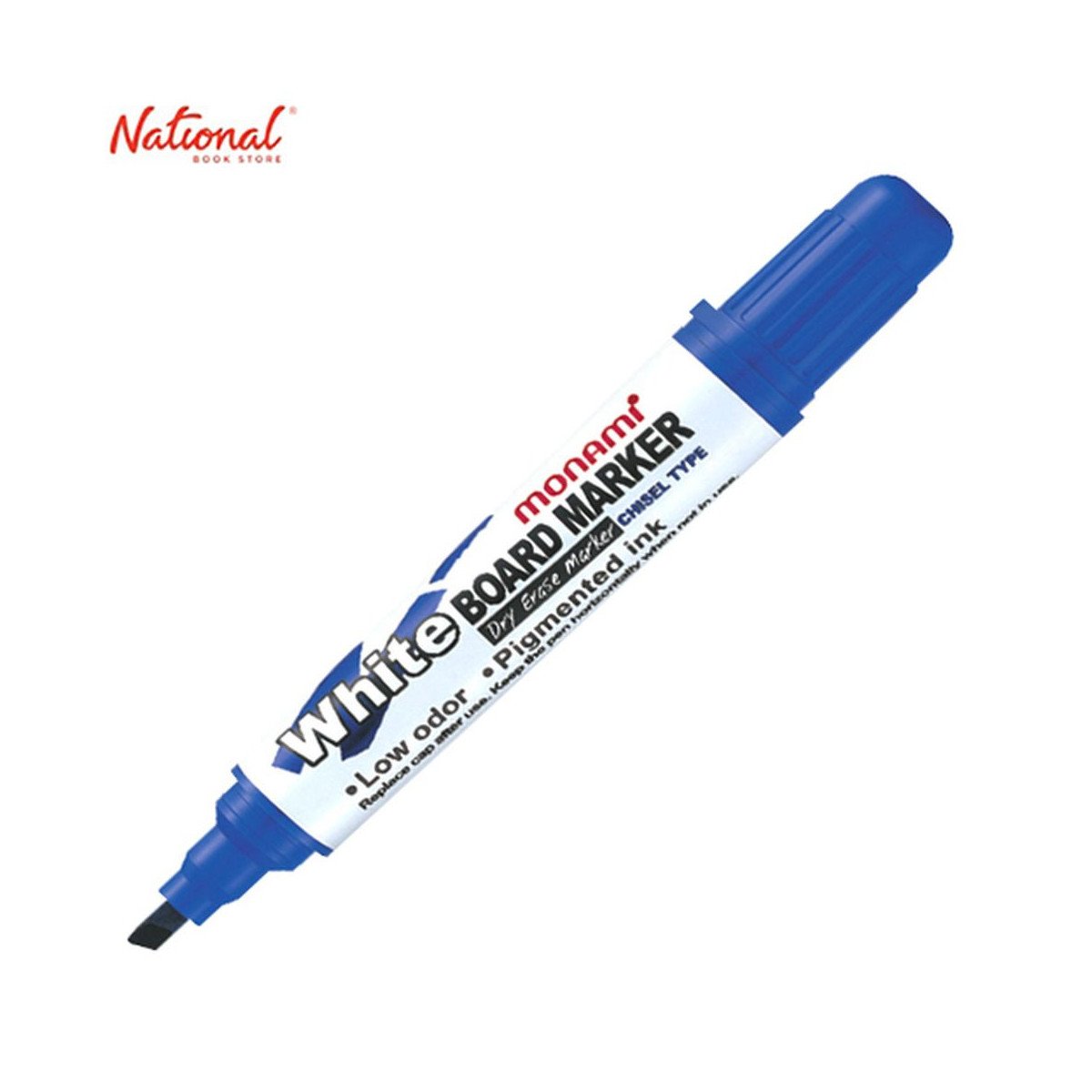 Monami Whiteboard Marker Blue Chisel