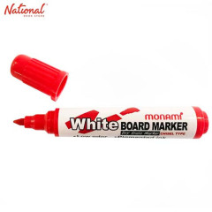 Monami Whiteboard Marker Red Chisel