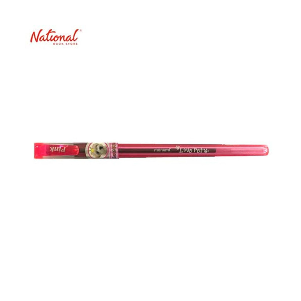 Monami Love Pet Gel Pen Pink 0.38mm