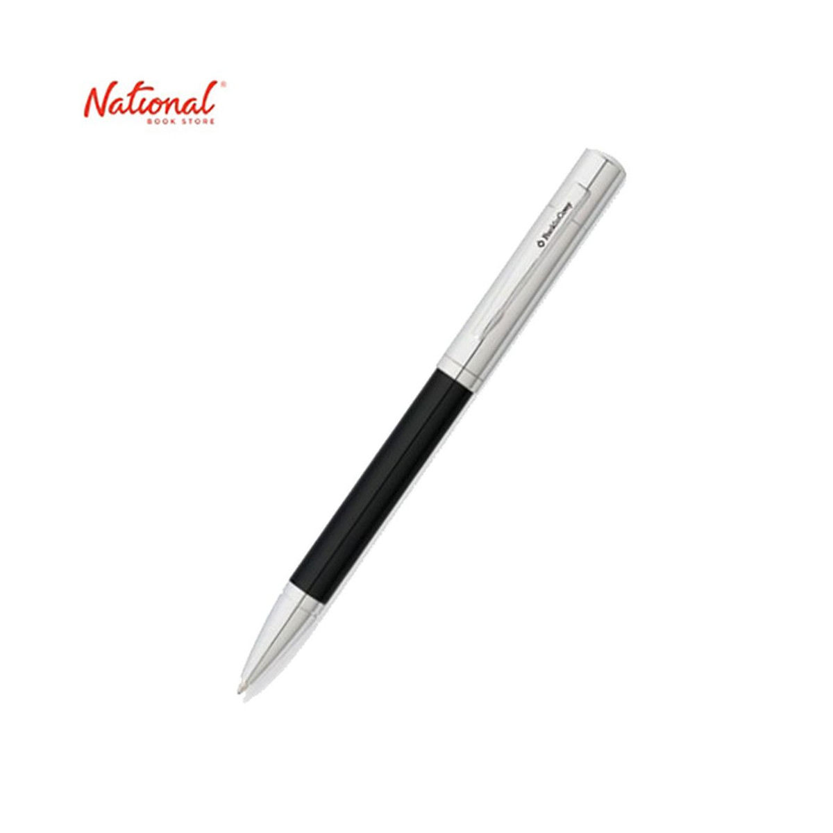 Franklin Covey Greenwich Twistable Fine Ballpoint Pen Tuxedo Black Lacquer with Chrome Appointments