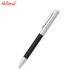 Franklin Covey Greenwich Twistable Fine Ballpoint Pen Tuxedo Black Lacquer with Chrome Appointments