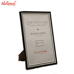 Colin Certificate Frame 8.5 inches x 13 inches Black