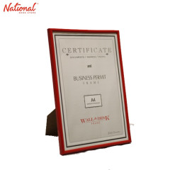 Colin Certificate Frame A4 Red