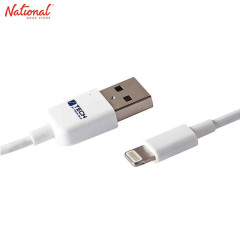 Travel Blue Lightning USB CABLE 970 White for Apple Data Sync & Charge
